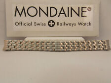 Pulseira de relógio Mondaine Swiss Railways 14mm FM20514ST1 extremidade curva toda em aço comprar usado  Enviando para Brazil