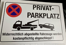 Ware privatparkplatz halteverb gebraucht kaufen  Glienicke