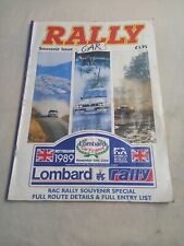 Rally car magazine for sale  LEIGH