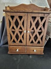 wall hanging curio cabinet for sale  Ilion