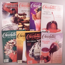 Revista Chocolatier - LOTE de #1-8 - 1984-1985 ~~ primeros ocho números; chocolate segunda mano  Embacar hacia Argentina