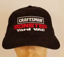 Black Craftsman Monster Yard Vac Tools Logo Embroidered Trucker Hat Cap for sale  Belvidere