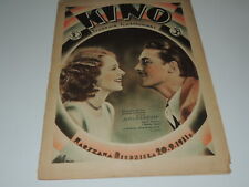 Kino 38/1931 Polish magazine Clara Bow, Greta Garbo, Ramon Novarro, J. Gaynor,  na sprzedaż  PL