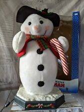 Vintage 1998 Holiday Creations Large Snowman Animated Christmas Decor RARE 27″, used for sale  Racine
