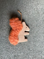 Wooden squirrel toy for sale  TIVERTON