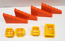 Used, K'Nex Lincoln Logs Yellow Door Windows Orange Roof Trusses Replacement Lot of 8 for sale  Shipping to South Africa