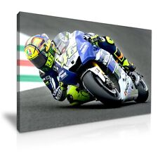 Tela Valentino Rossi GP Moto Bike Racing Modern Home Art ~ 5 taglie a scelta, usato usato  Spedire a Italy