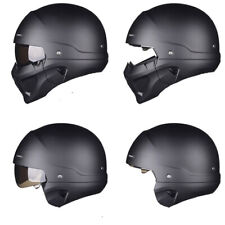 Capacete retrô rosto inteiro leve para capacete de motocicleta liberação rápida, usado comprar usado  Enviando para Brazil