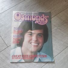 Osmonds magazine 1977 for sale  KING'S LYNN