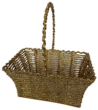 Metal basket goldtone for sale  Cicero