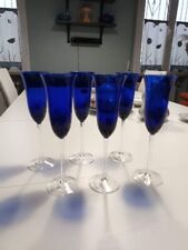 Servizio bicchieri blu for sale  Shipping to Ireland