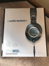 Fones de ouvido Audio-Technica ATH-M50X monitor profissional preto completo na caixa, usado comprar usado  Enviando para Brazil