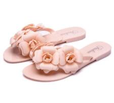 Damas Chanclas Florales Decoración Flor Jalea Planas Verano Playa Sandalias Pantuflas Zapatos segunda mano  Embacar hacia Argentina