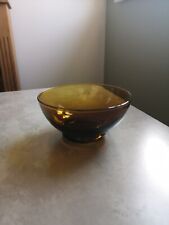 Amber glass bowl for sale  LONDON