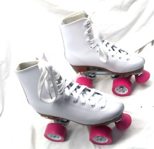 Patins clássicos femininos Chicago premium branco quad rink tamanho 4 novo sem caixa, usado comprar usado  Enviando para Brazil