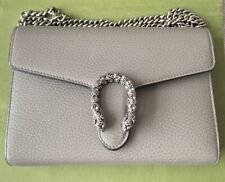 Bolsa de ombro Gucci Dionysus pequena couro cinza com recibo original comprar usado  Enviando para Brazil