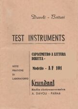 Krundaal 1962 manuale usato  Perugia