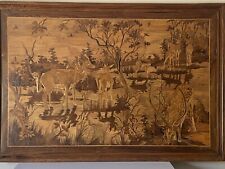 Antique wood marquetry for sale  Chesterton
