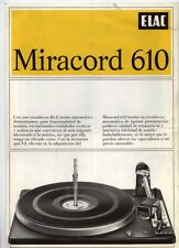 Elac miracord 610 usato  Spedire a Italy
