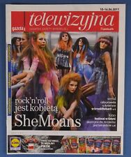 SheMoans  (female rock band) Poland 2011 Martin Pollack  GAZETA TELEWIZYJNA na sprzedaż  PL