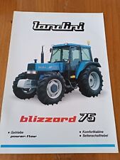 Prospekt landini blizzard gebraucht kaufen  Spraitbach