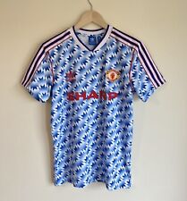 Usado, Camiseta deportiva retro del Manchester United 1990/91/1992 reedición de distancia Adidas para hombre talla M segunda mano  Embacar hacia Argentina