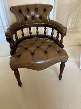 Captains leather chair for sale  BARNSLEY