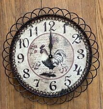 Wire rooster clock for sale  Endicott