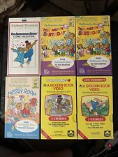 Lote de 7 fitas VHS vintage The Berenstain Bears Clifford livro dourado libra filhote comprar usado  Enviando para Brazil