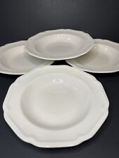 Mikasa Ultima Plus Antique White Rimmed Soup Pasta Bowls 9-1/4” HK 400 Set of 4 for sale  Shipping to South Africa