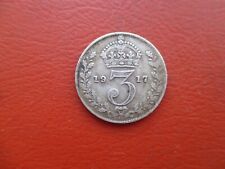 1917 silver threepence for sale  SALISBURY