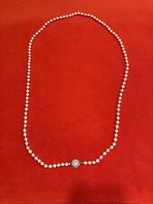 Perlenkette silberverschluss 1 gebraucht kaufen  Andernach