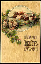 Weihnachten 1910 vogel gebraucht kaufen  Deutschland