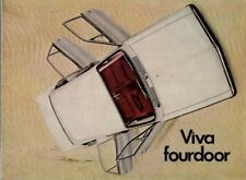 Vauxhall Viva HB 4-dr Saloon 1968-69 UK Market Sales Brochure De Luxe SL 90 1600 for sale  UK