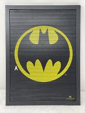 BATMAN LOGO Letter Board 17.5X13” Black  for sale  Shipping to South Africa