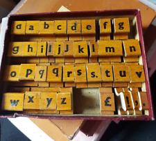Rubber alphabet stamps for sale  HARTLEPOOL