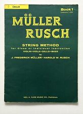 Muller Rusch Método de Cordas Violino, Viola, Violoncelo e Baixo Livro 1 SC 1961, usado comprar usado  Enviando para Brazil