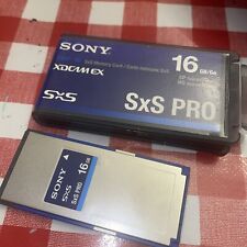 Tarjeta de memoria y estuche Sony 16 GB SxS PRO segunda mano  Embacar hacia Argentina