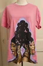 Camiseta Cardi B Meg unissex grande rosa Gildan 100% algodão WAP aerógrafo rosto comprar usado  Enviando para Brazil