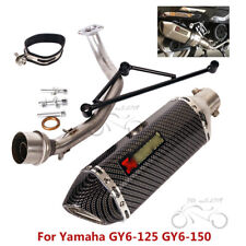 Para Yamaha GY6-150 GY6-125 Exhaust System silenciador dicas 370mm Frontal Tubo de cabeçalho comprar usado  Enviando para Brazil