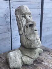 Large stone garden statue Easter Island Head. Contemporary Art for sale  Shipping to South Africa