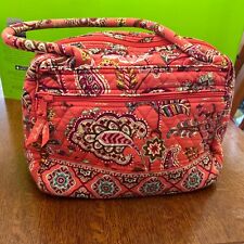 Bolsa de mão Vera Bradley rosa crescente floral grande acolchoada algodão comprar usado  Enviando para Brazil