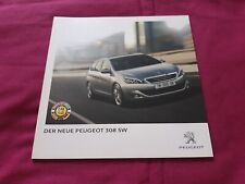 2014 Peugeot 308 SW Prospekt Brochure Catalogue Catalog NIEMIECKI 40 stron rzadki na sprzedaż  PL