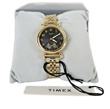 Relógio feminino Timex tom dourado mostrador preto TW2T88700VQ comprar usado  Enviando para Brazil