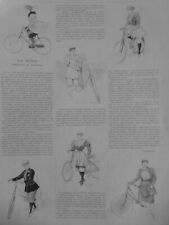 1893 velocipede women d'occasion  Expédié en Belgium