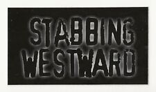 Adesivo promocional STABBING WESTWARD 1994 banda de rock industrial anos 90 comprar usado  Enviando para Brazil