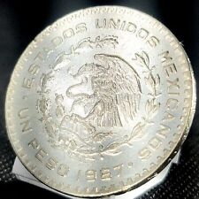 *Hermoso* Auténtico Peso de Plata 1957-1967 Un Peso "Última Moneda de Plata de México" segunda mano  Embacar hacia Argentina