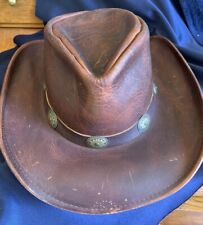 s men henschel leather hat for sale  The Villages