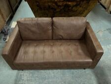 Seater brown faux for sale  ASHFORD