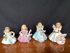 Josef Originals Birthday Girls Lot  Vintage 3 - 4 - 5 - 6 Angel Figurines, usado comprar usado  Enviando para Brazil